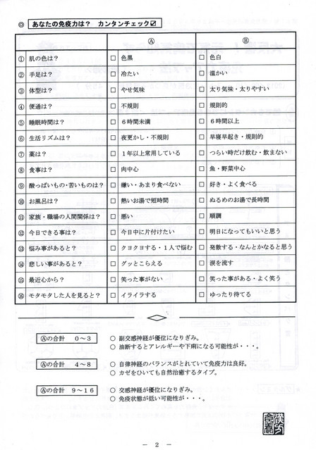 免疫力アップ法