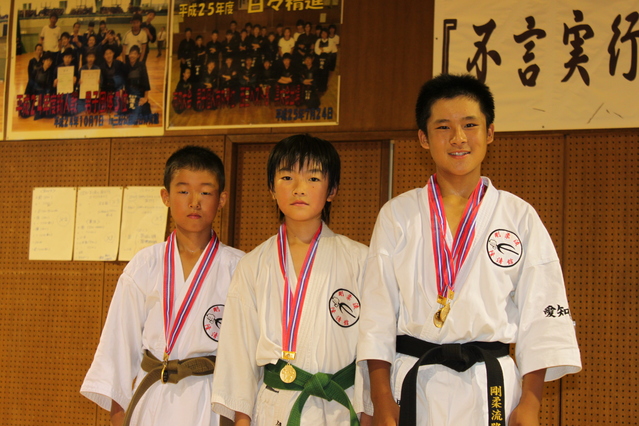 キザミ　逆突き　大会