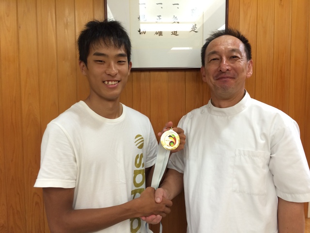 鈴木克尉　君　インターハイ優勝　おめでとう！