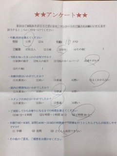 よくわからない。と 患者様の声 をいただきました。