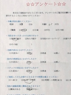 患者様の声をいただきました。