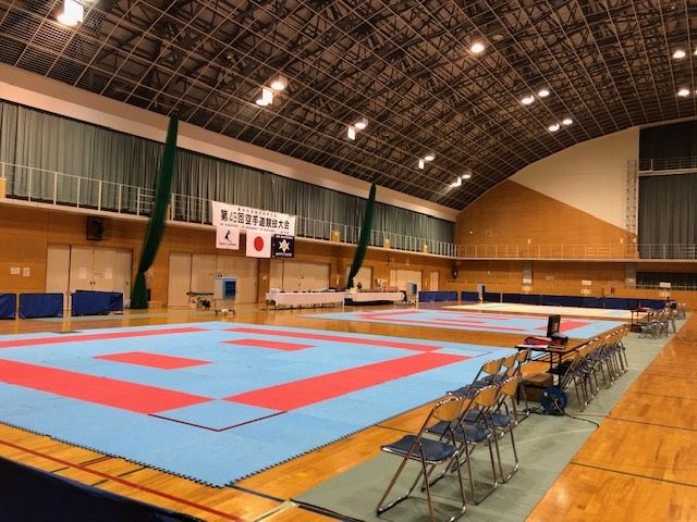 第４３回　豊田市民総合体育大会空手道競技大会の大会ドクターを担当致しました。