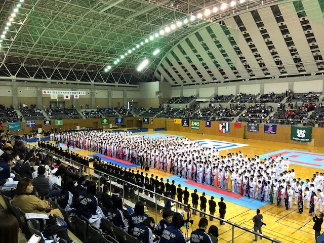 全日本大学　空手道選手権大会に近畿大学空手道部のサポートを致しました。
