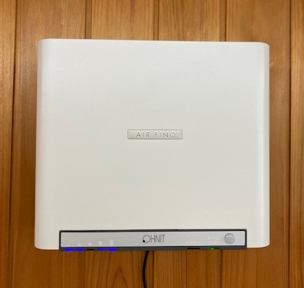 業務用　室内専用低濃度オゾン発生装置　AIR FINO　エアフィーノを導入致しました。