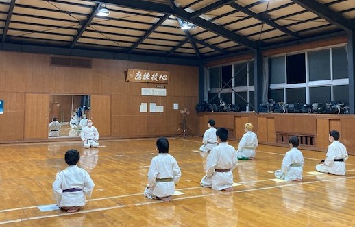 1月４日　水曜日　令和５年　稽古始めを行いました。