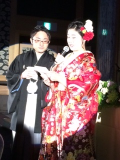 河合さん　結婚おめでとう