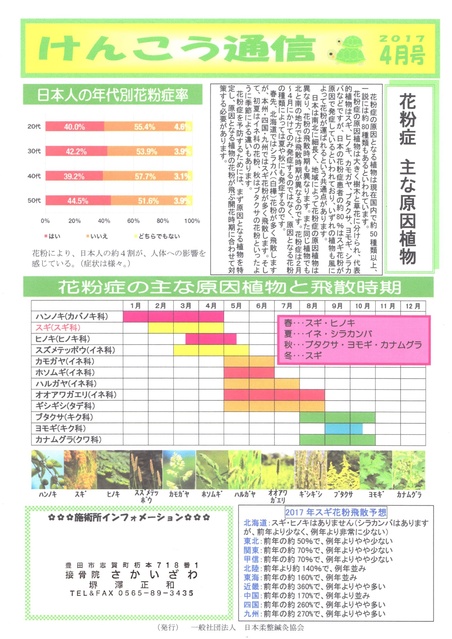 けんこう通信２０１７年４月号