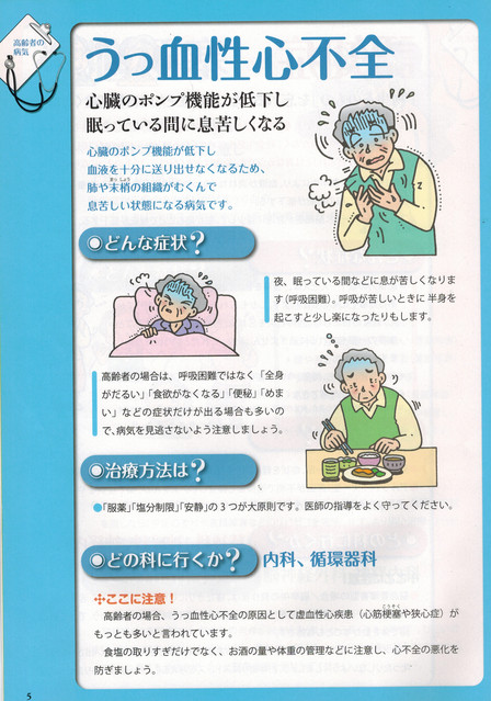 いつまでも元気で長生きを　うっ血性心不全