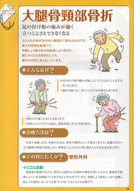 いつまでも元気で長生きを　大腿骨頚部骨折