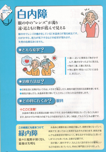 いつまでも元気で長生きを　白内障