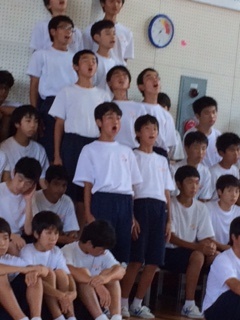 美里中学生職場体験　感謝の会　に参加致しました。