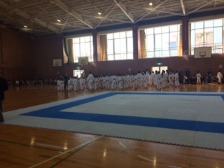 被害尾張支部愛日地区スポーツ大会 空手 競技　ひ参加致しました。