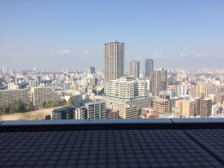 天気がよくて景色がきれいでした。