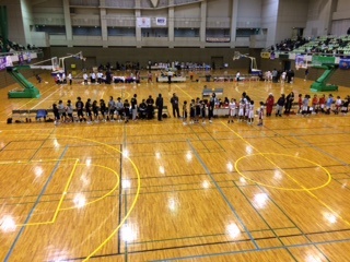 １月１４日　高嶺ミニバスケットボールクラブ　県大会に帯同いたしました。