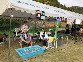 古瀬間地区の夏祭りに協賛致しました。