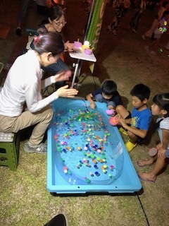 古瀬間地区の夏祭りに協賛致しました。