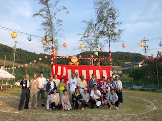 古瀬間地区の夏祭りに協賛致しました。